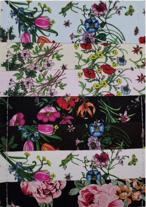 Digital Print Pattern Synthetic Pvc Leather
