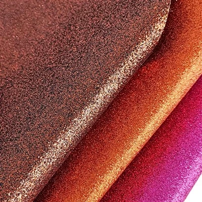 Glitzerndes synthetisches Leder, funkelndes, glänzendes Material für Schuhtaschen