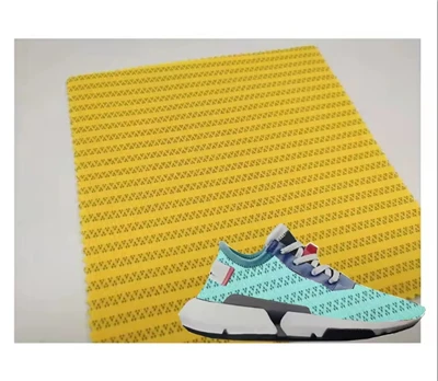 Einzelstreifen Doppelmasche Jacquard Space Layer Stoff Pointelle Stoff Schuhstoff Schuhmaterial