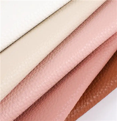 Weißes Pu-Ledermaterial