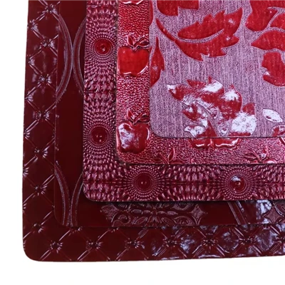 Großhandel Schuh Faux Wildleder synthetische PVC Schaum Leder Taschen Material Obermaterial für die Herstellung von Taschen